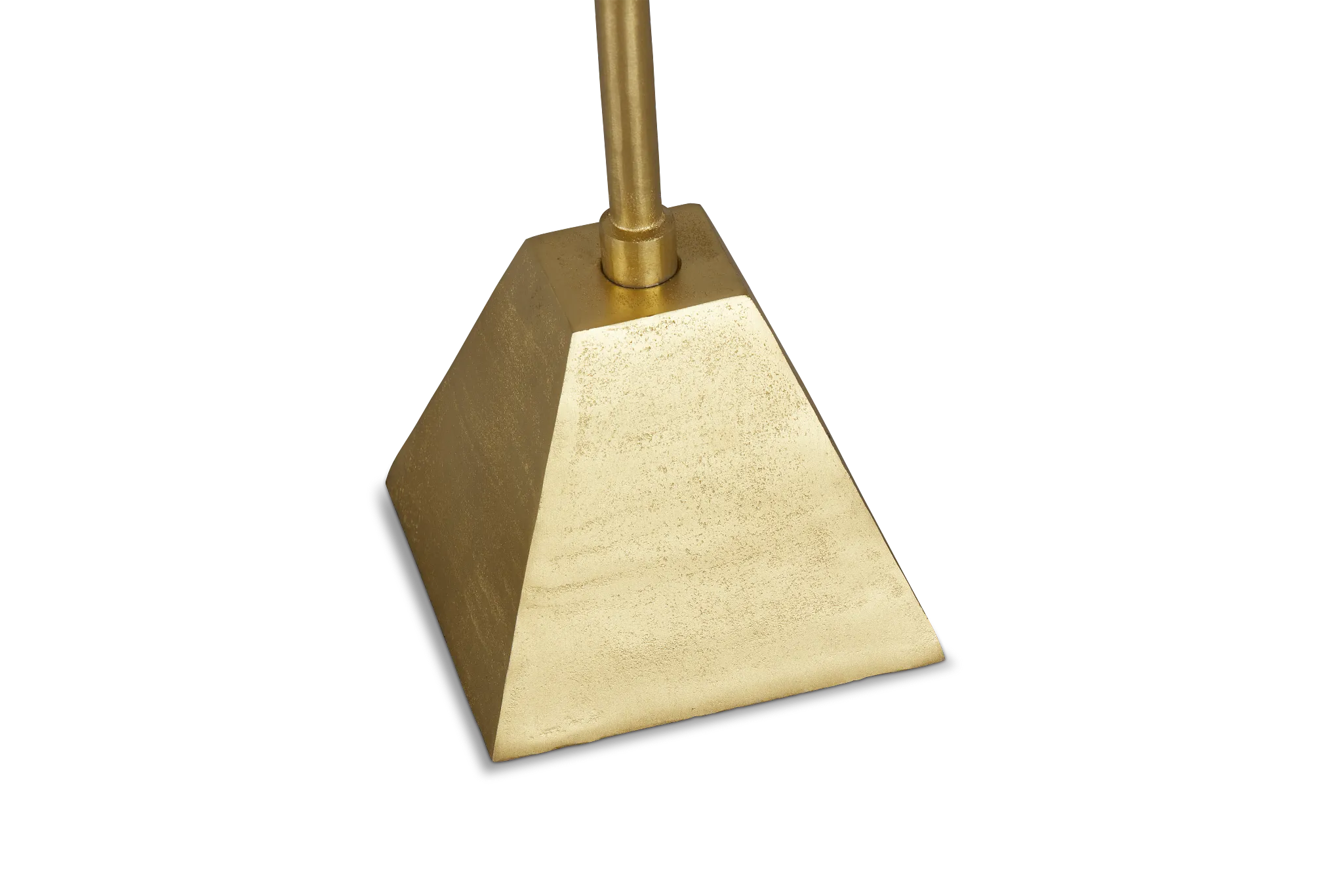 Brent Gold Metal Accent Table