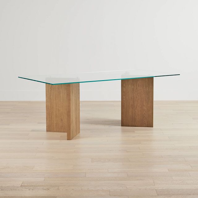 Haven Glass 80" Rectangular Table