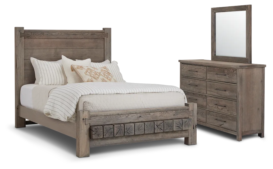 Salt Lake Gray Platform Bedroom