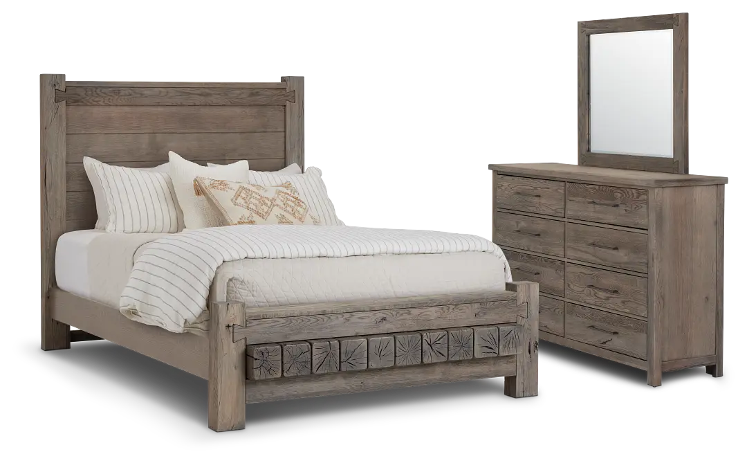 Salt Lake Gray Platform Bedroom Salt Lake Gray Platform Bedroom