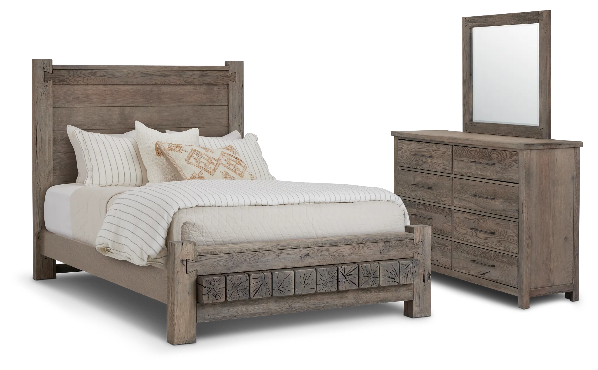 Salt Lake Gray Platform Bedroom