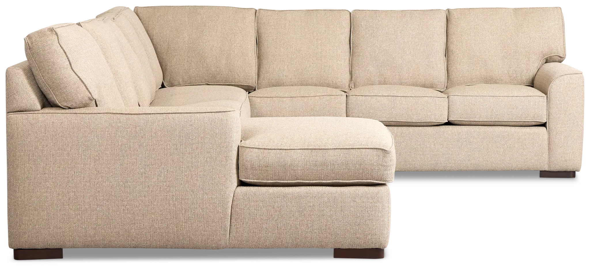 Sinclair Brown Fabric Left Chaise Cooling Memory Foam Sleeper Sectional Sinclair Brown Fabric Left Chaise Cooling Memory Foam Sleeper Sectional