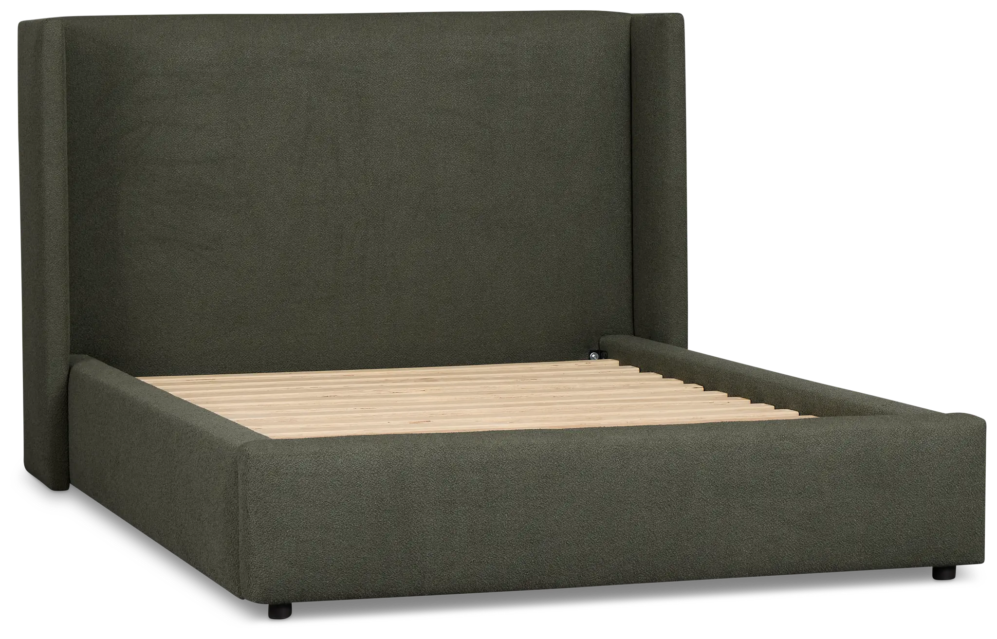 Captiva Sutton Green 48" Upholstered Shelter Bed Captiva Sutton Green 48" Upholstered Shelter Bed
