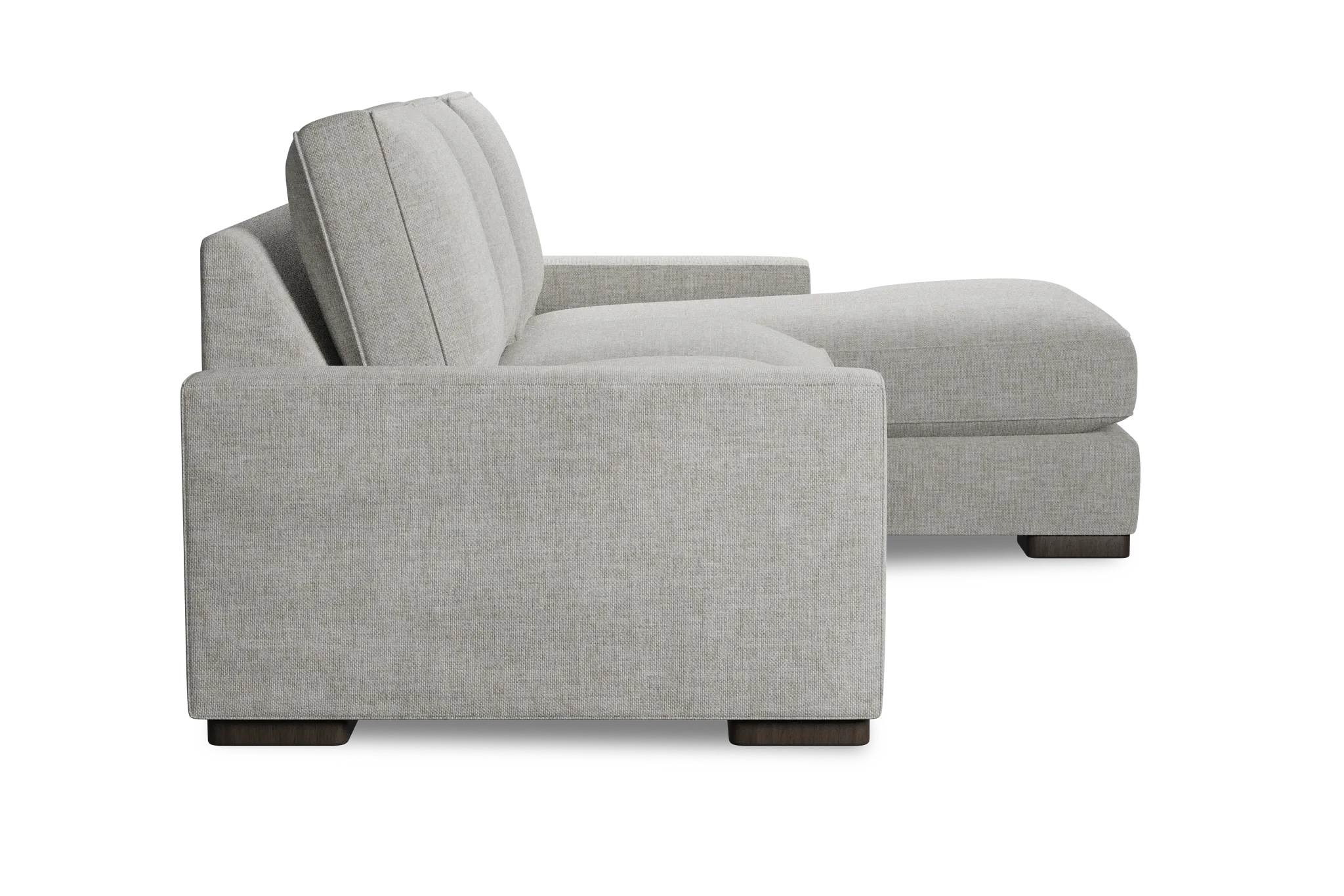 Edgewater Elevation Khaki Right Chaise Sectional