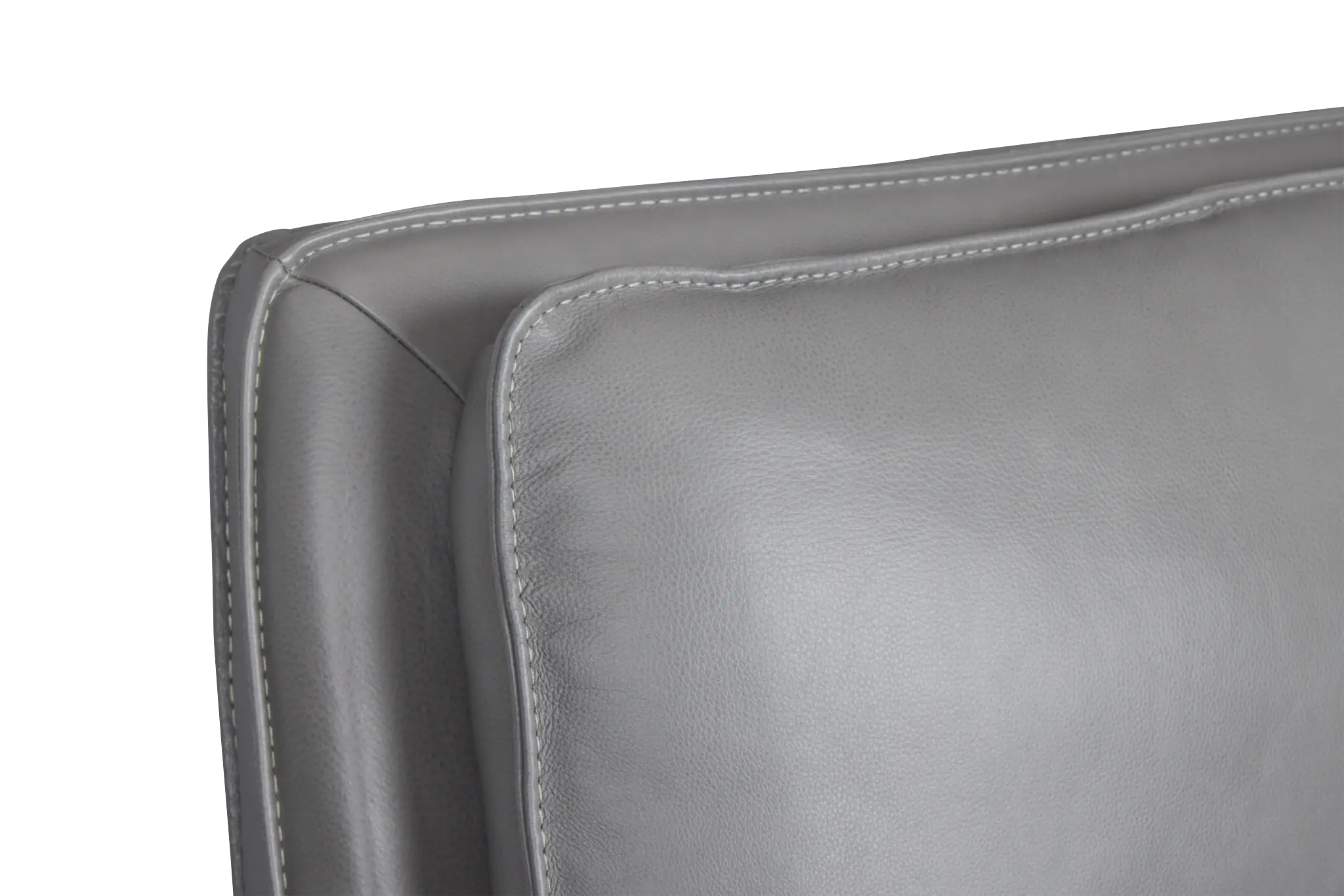 Miles Light Gray Lthr/vinyl Power Reclining Sofa Miles Light Gray Lthr/vinyl Power Reclining Sofa