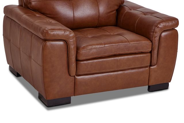 Braden Medium Brown Leather Chair