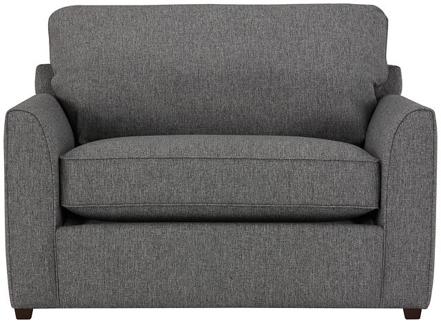 Asheville Gray Fabric Innerspring Sleeper