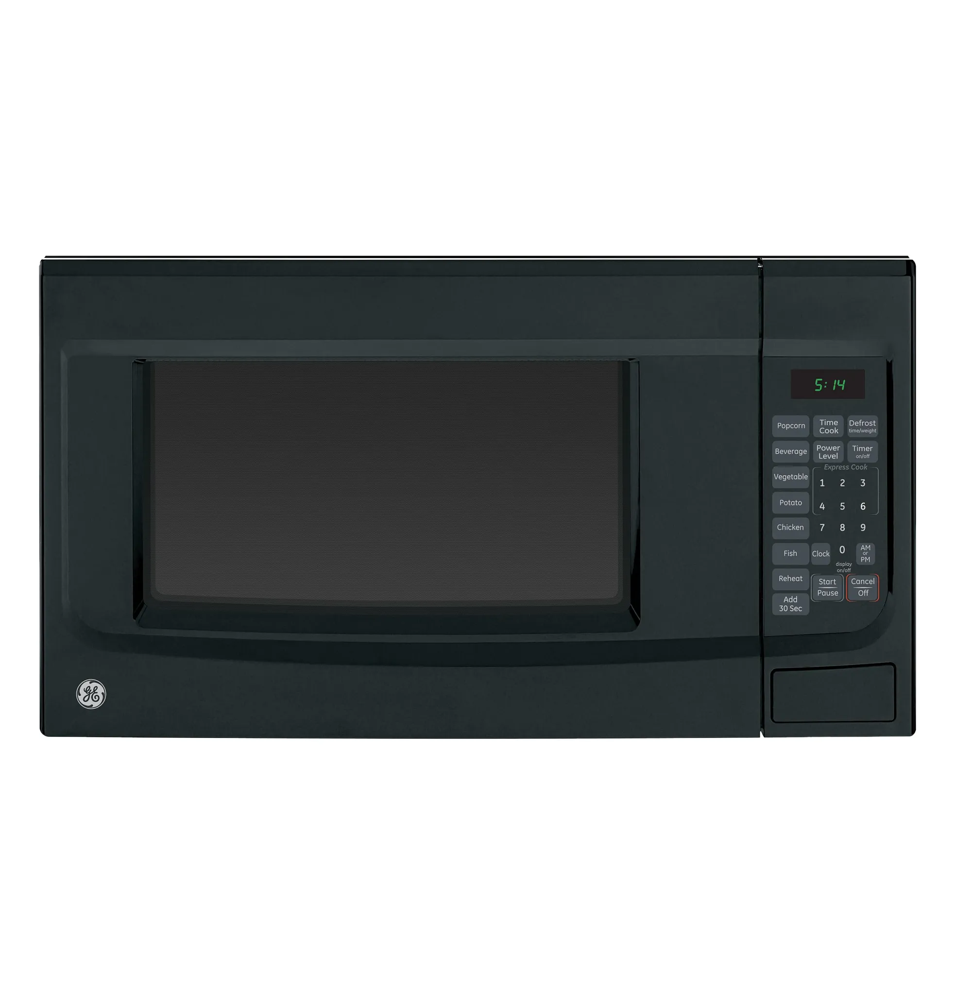 Ge 14 Series Black Countertop Microwave