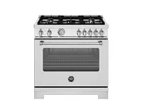 Bertazzoni 365 Series Stainless Steel 36" Dual Fuel Range