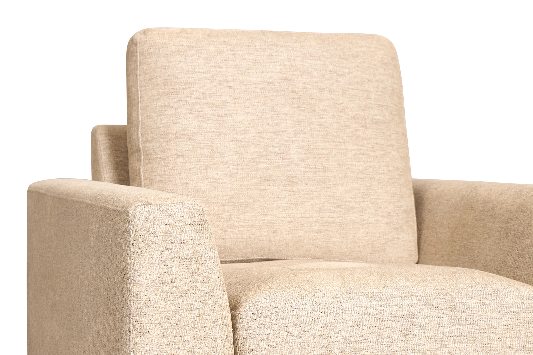Maisie Light Brown Fabric Chair