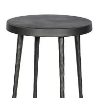 Four Hands Marty Dark Gray Metal 24" Barstool