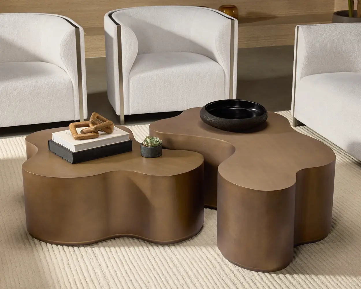 Ellya Bronze Short Nesting Coffee Table Ellya Bronze Short Nesting Coffee Table