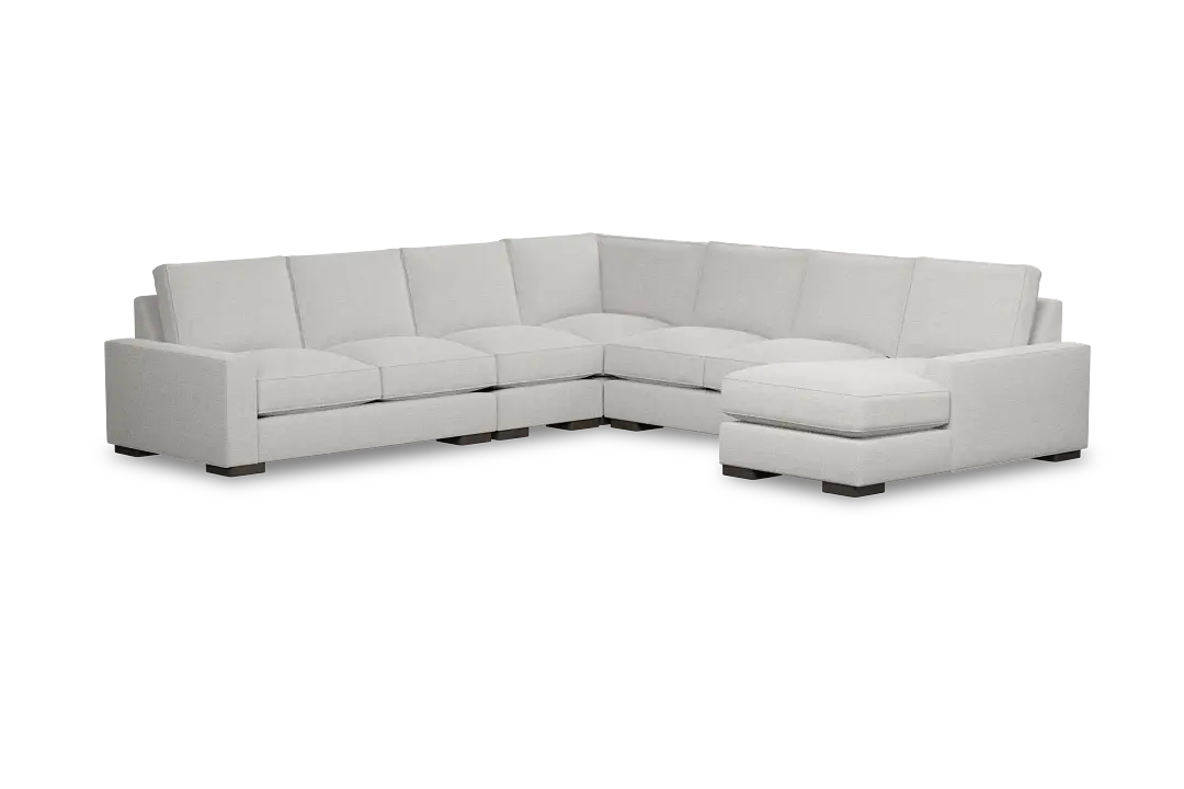 Edgewater Maguire Ivory Large Right Chaise Sectional Edgewater Maguire Ivory Large Right Chaise Sectional