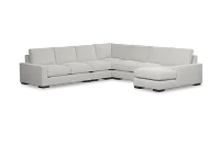 Edgewater Maguire Ivory Large Right Chaise Sectional