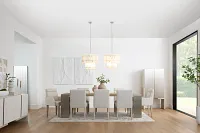 Miramar Light Tone Rectangular Table