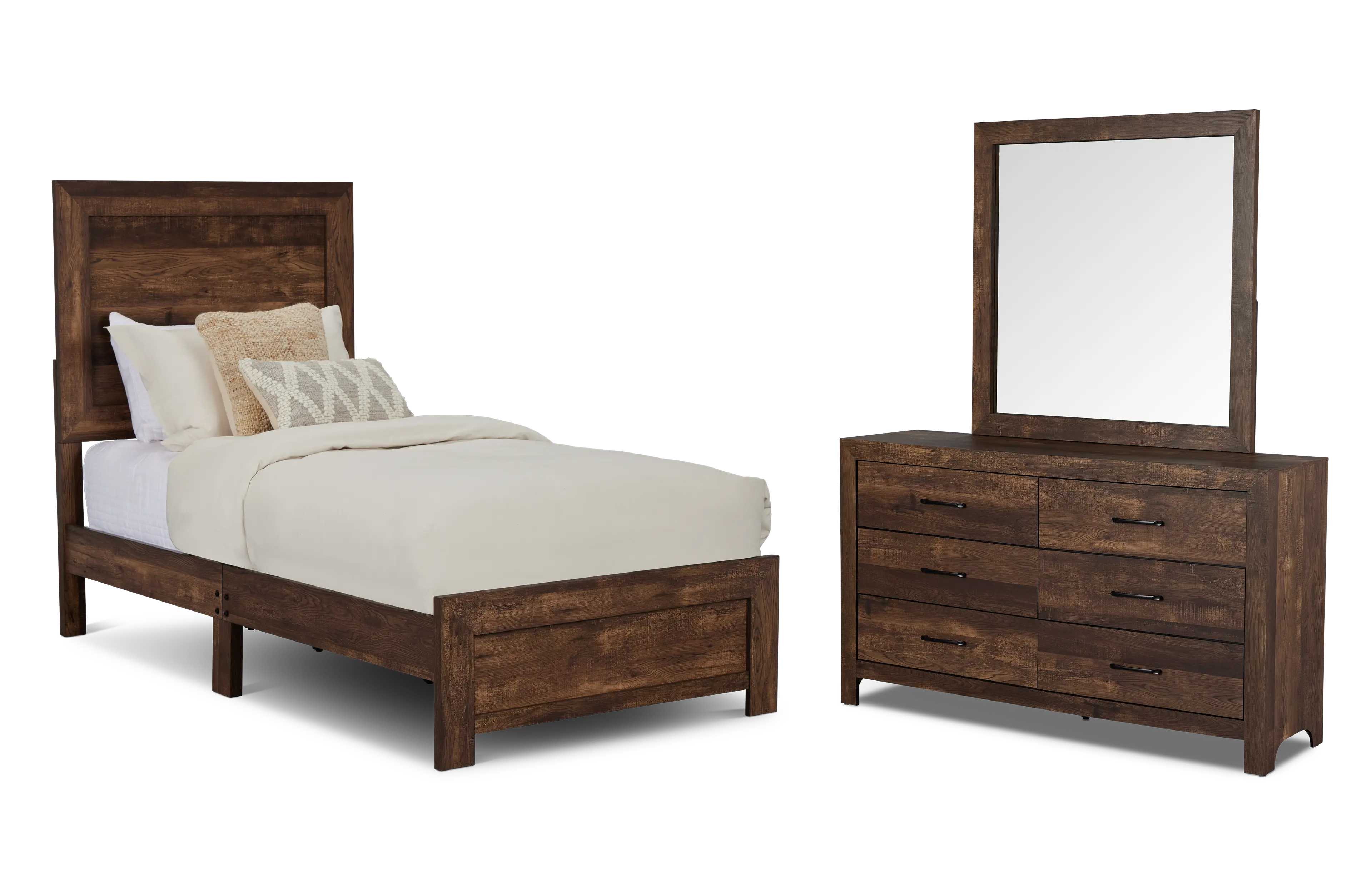 Ollie Dark Tone Panel Bedroom Ollie Dark Tone Panel Bedroom