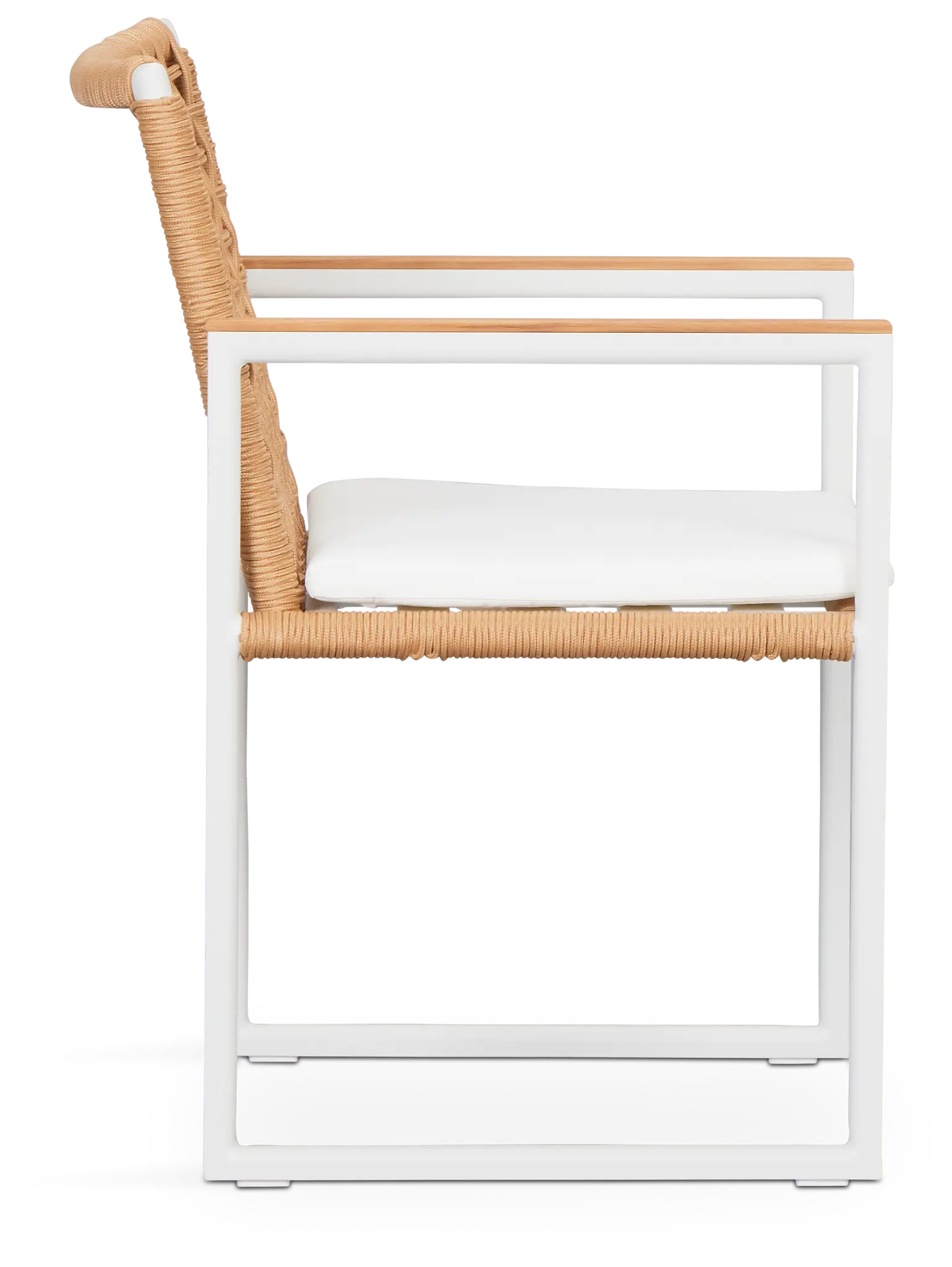 Sunrise White Teak Arm Chair Sunrise White Teak Arm Chair