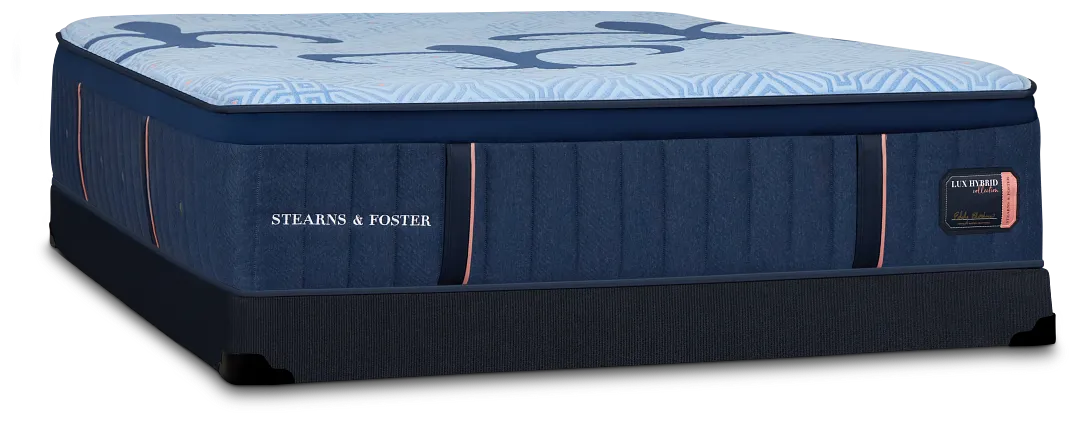Stearns & Foster Lux Estate Elite 14" Soft Low-profile Mattress Set