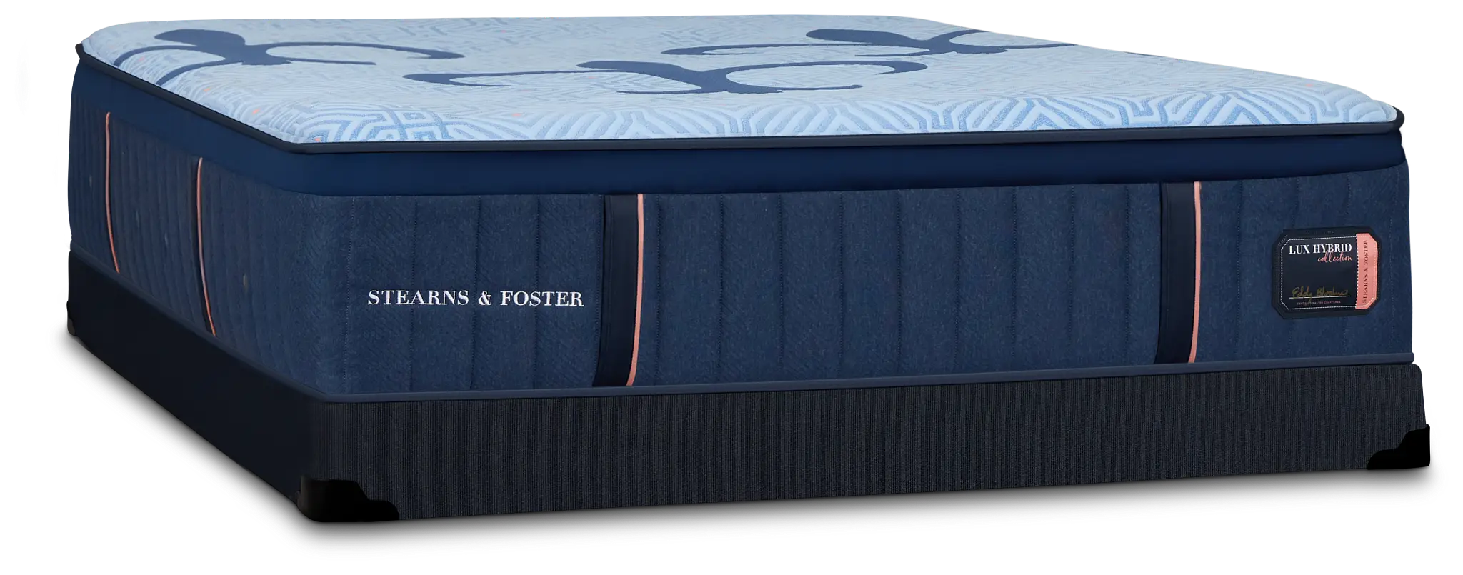 Stearns & Foster Lux Estate Elite Soft Hybrid 14" Soft Low-profile Mattress Set Stearns & Foster Lux Estate Elite Soft Hybrid 14" Soft Low-profile Mattress Set