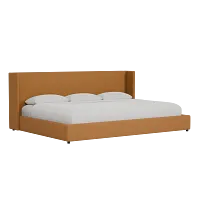 Captiva Elite Light Brown 48" Upholstered Shelter Bed