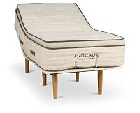 Avocado Green Cushion Firm Eco Adjustable Mattress Set