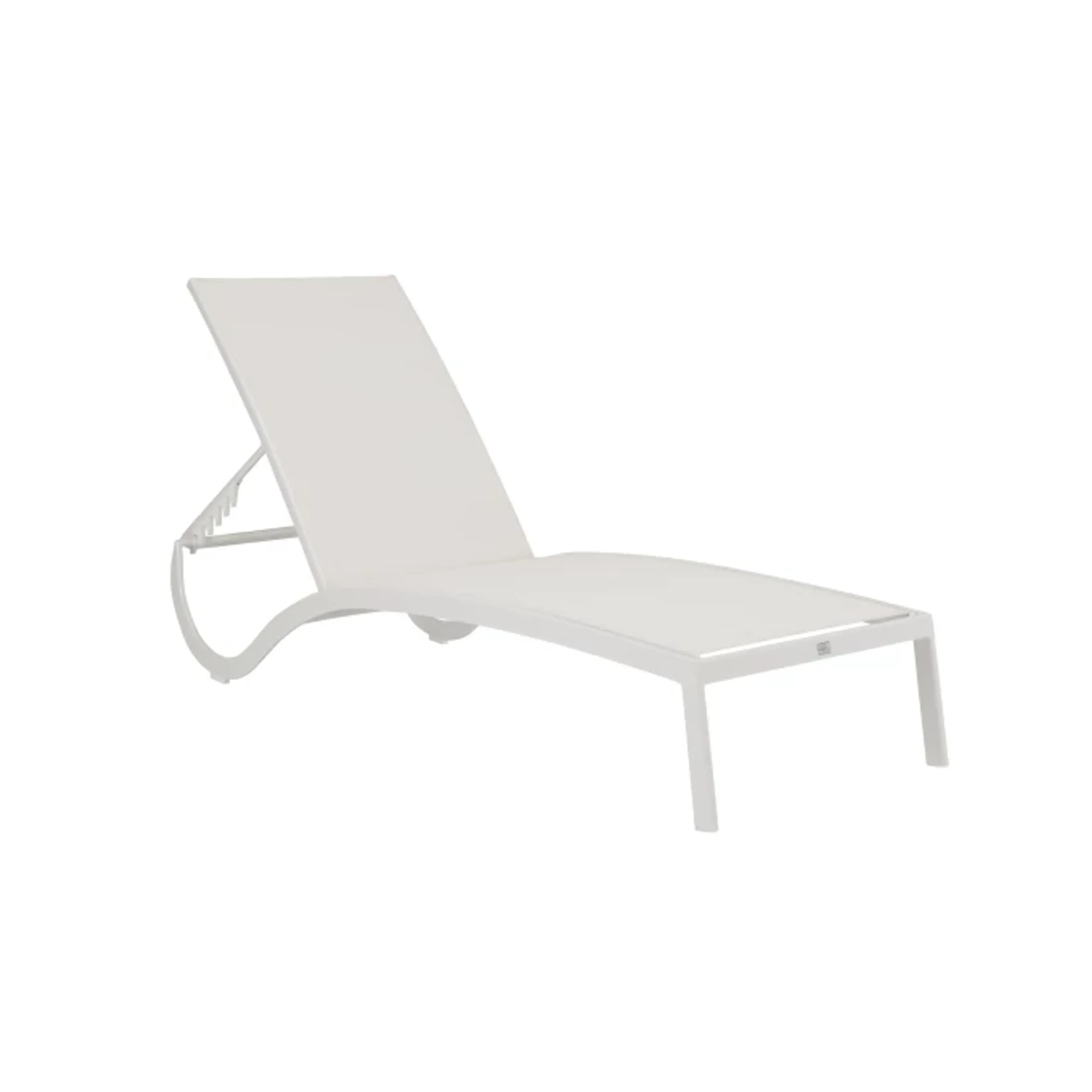 Lisbon White Chaise