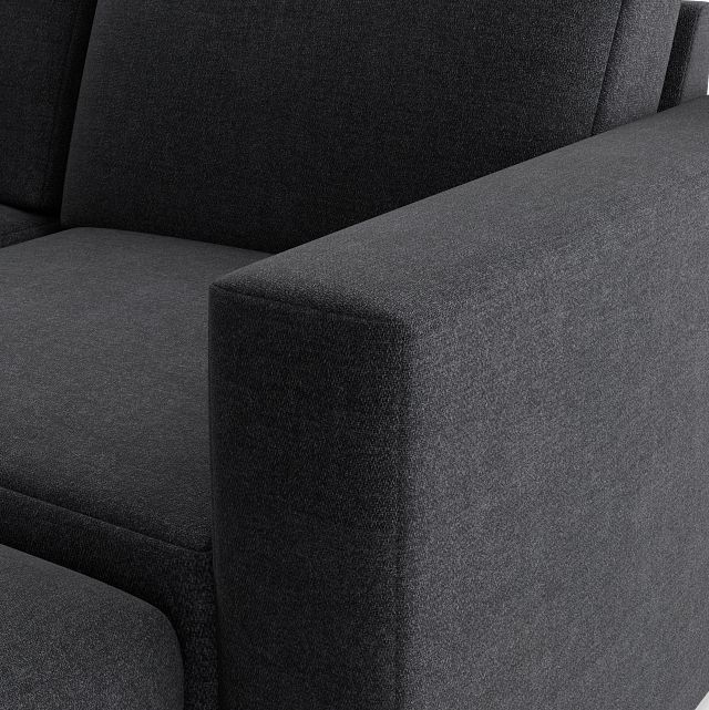Citymod Dark Gray Fabric 6-piece Pit Sectional