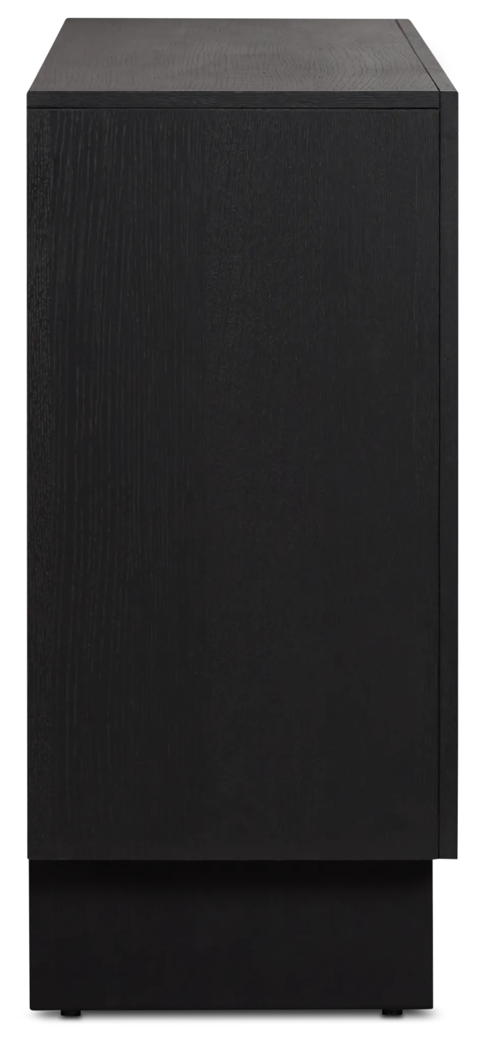 Palonna Black 4 Door Credenza