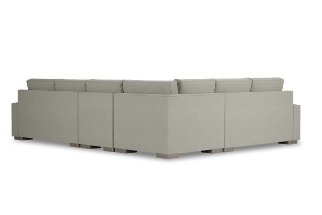 Edgewater Elite Gray Medium Two-arm Sectional