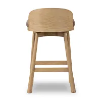 Four Hands Cloris Light Tone 24" Upholstered Barstool