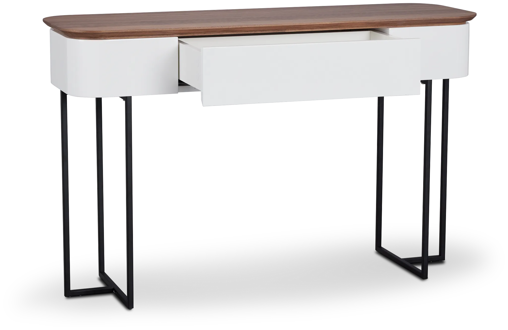 Harlan White Sofa Table