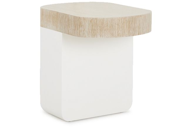 Costa Light Tone Oval End Table