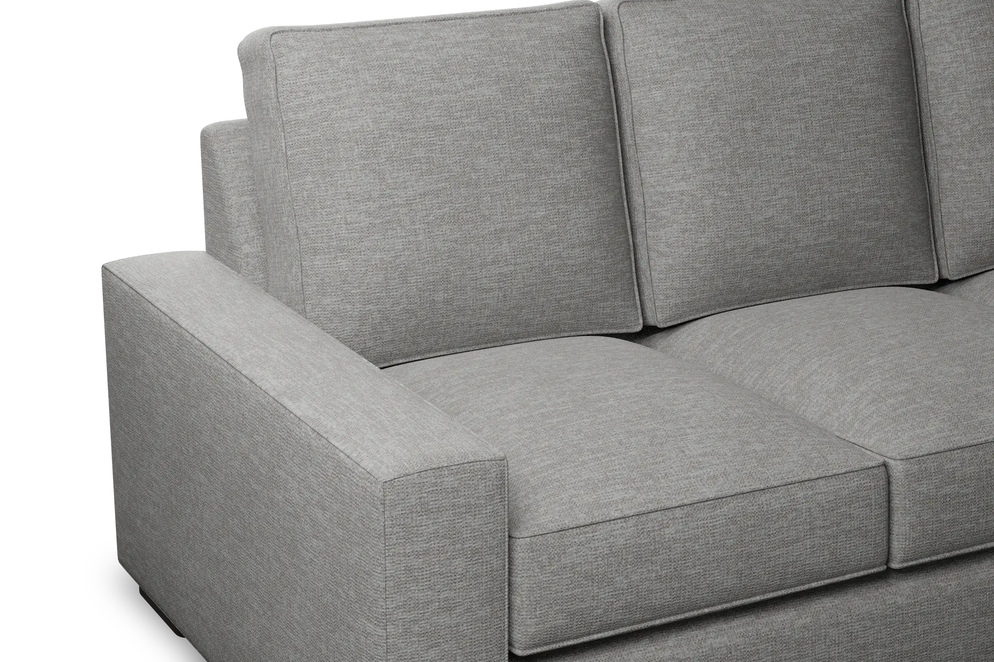 Edgewater Victory Gray 84" Sofa W/ 3 Cushions Edgewater Victory Gray 84" Sofa W/ 3 Cushions