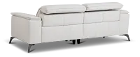 Pearson White Leather Sofa