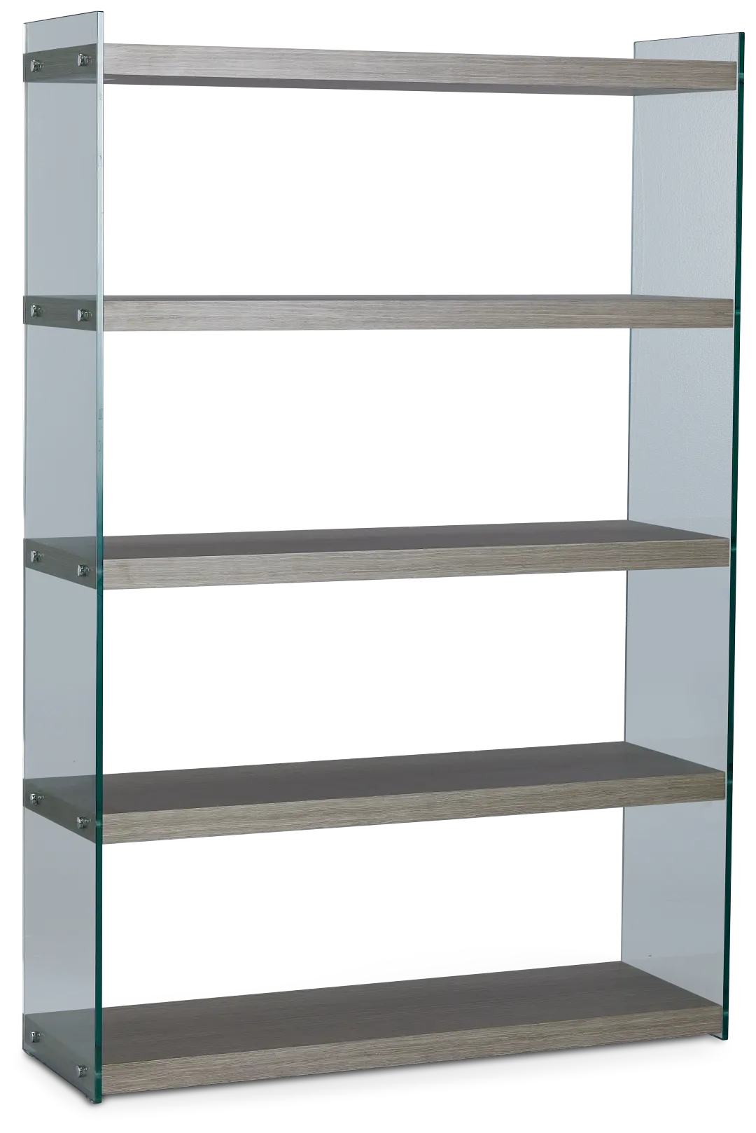 Olympia Gray Glass Bookcase Olympia Gray Glass Bookcase