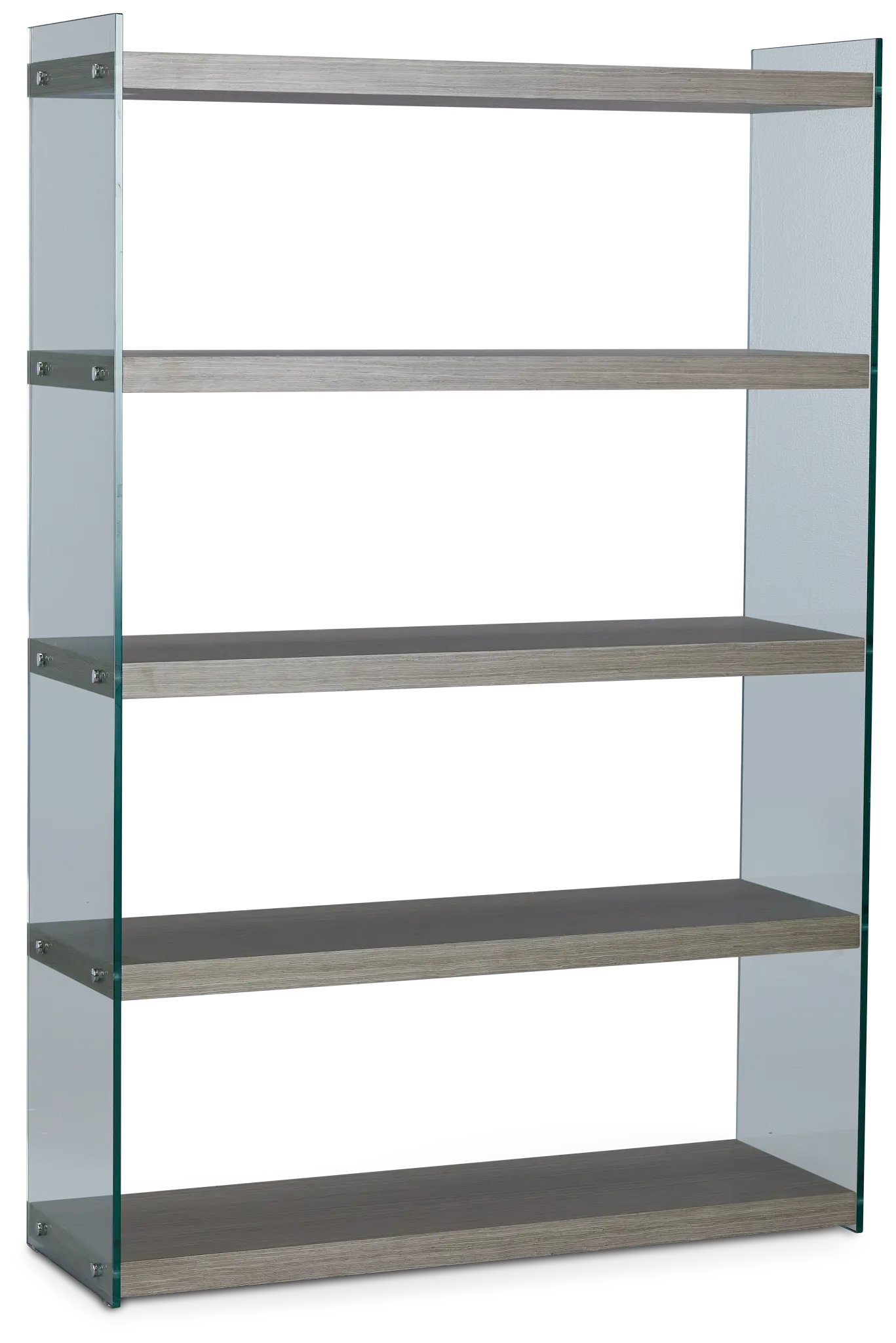 Olympia Gray Glass Bookcase Olympia Gray Glass Bookcase