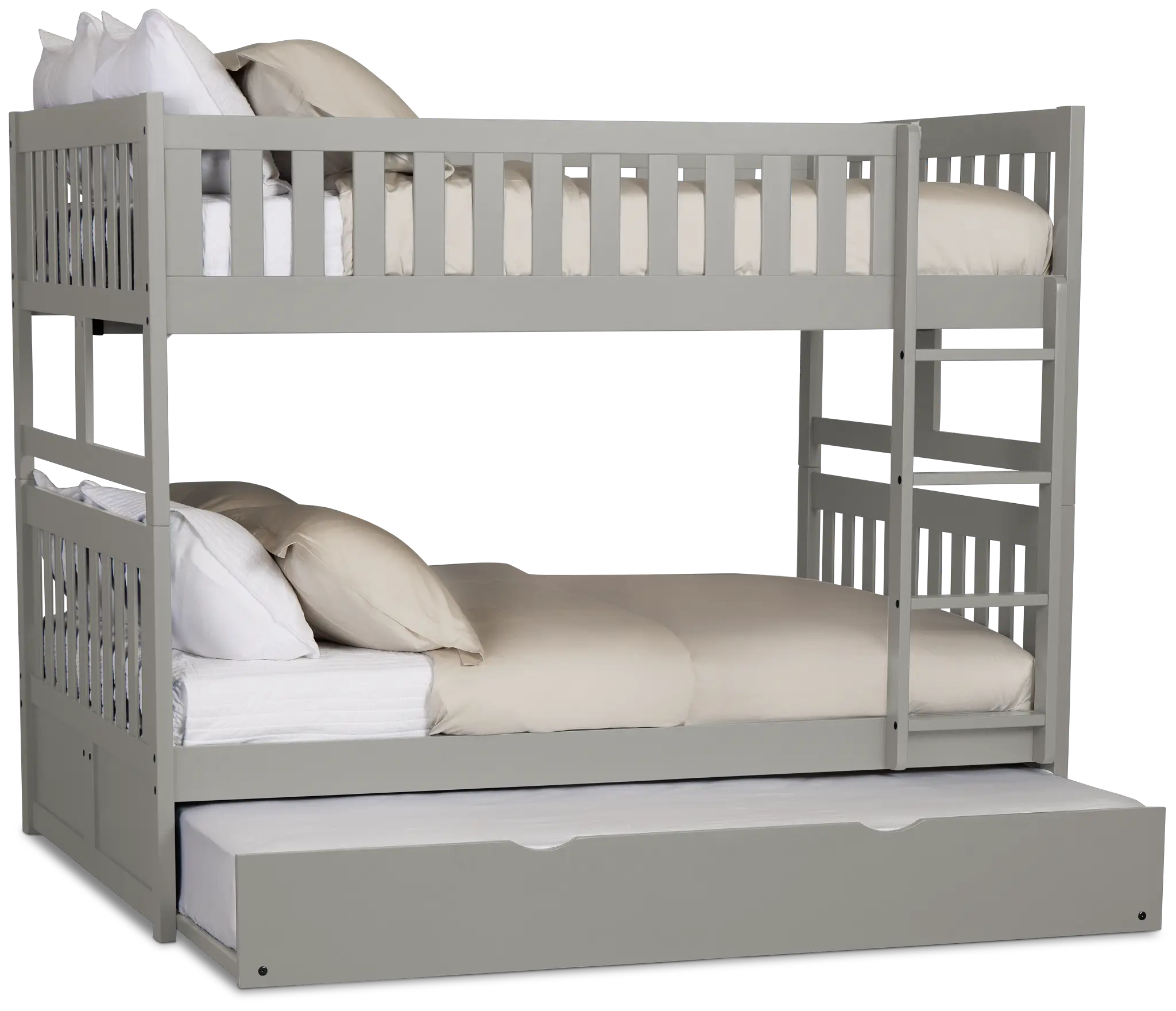 Charleston Gray Trundle Bunk Bed Charleston Gray Trundle Bunk Bed