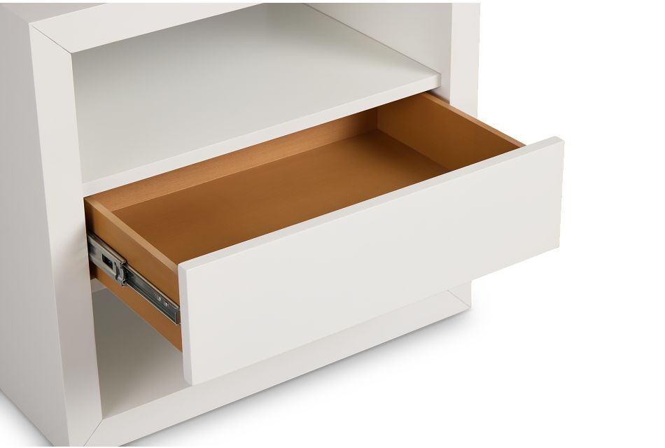 Nantucket White Open Nightstand