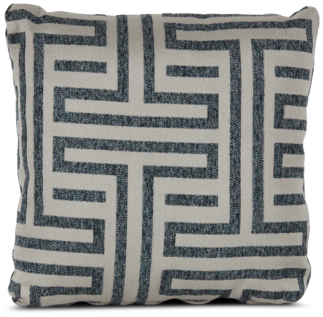 Doric Blue 18" Accent Pillow Doric Blue 18" Accent Pillow
