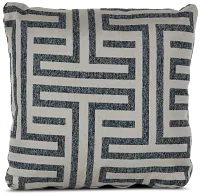 Doric Blue 18" Accent Pillow