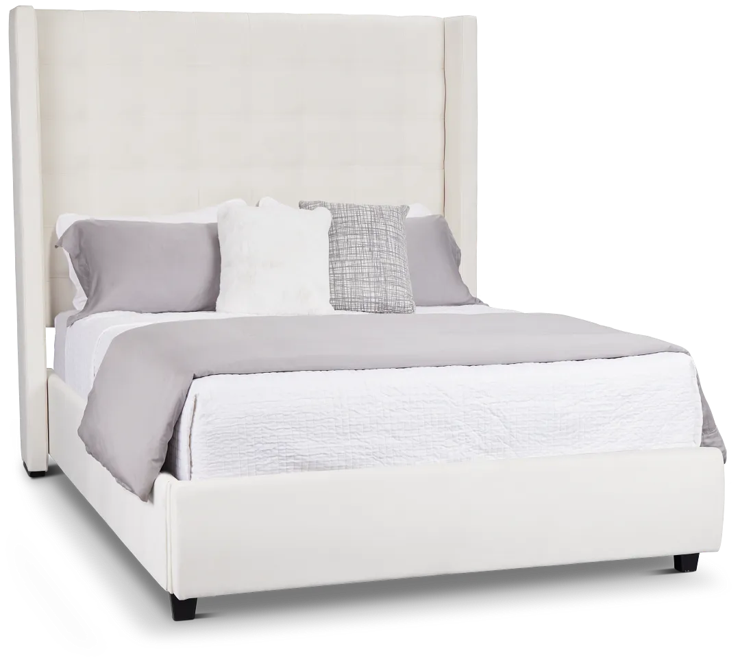 Marco White Uph Platform Storage Bed