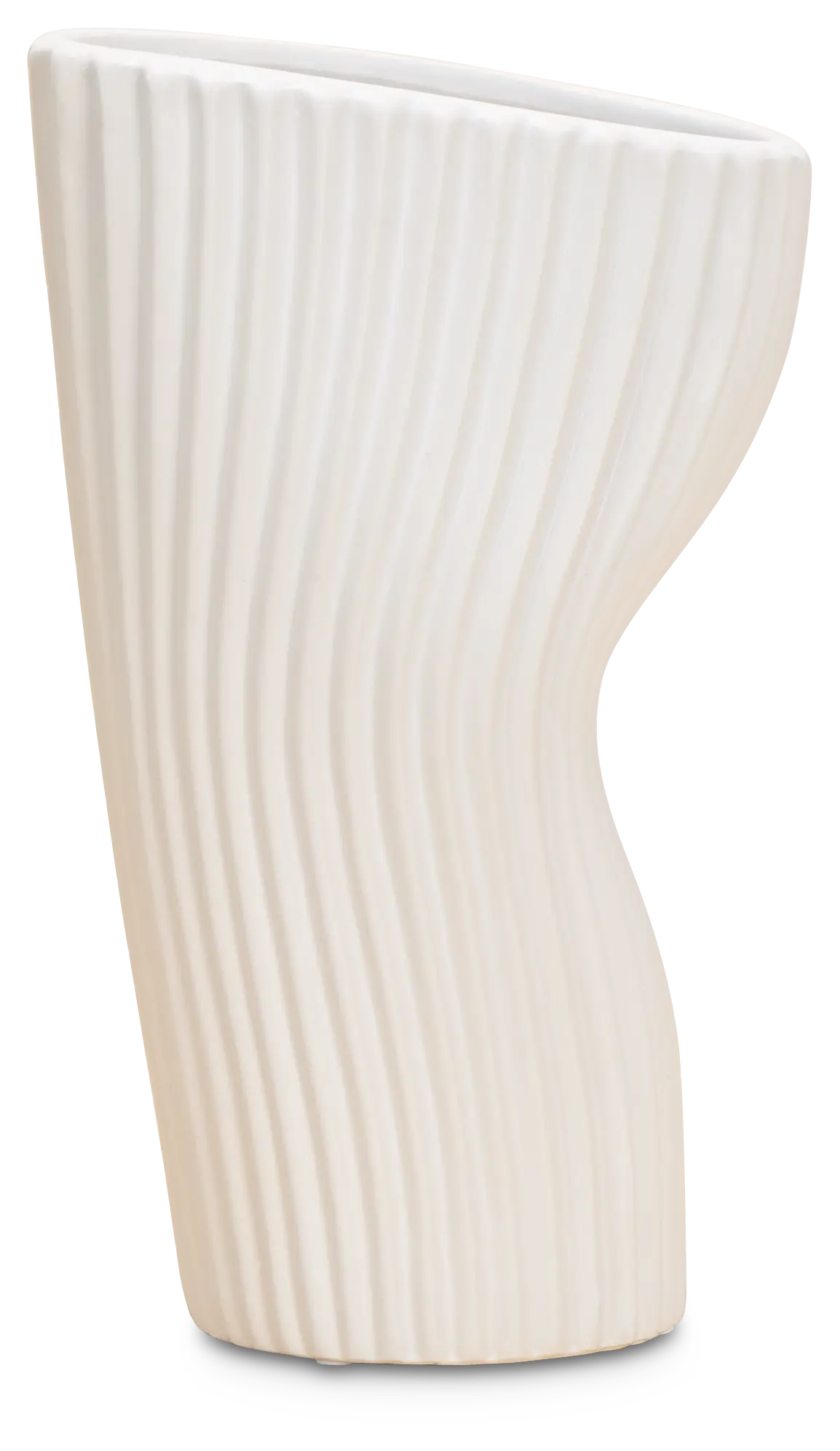 Euri White Medium Vase Euri White Medium Vase