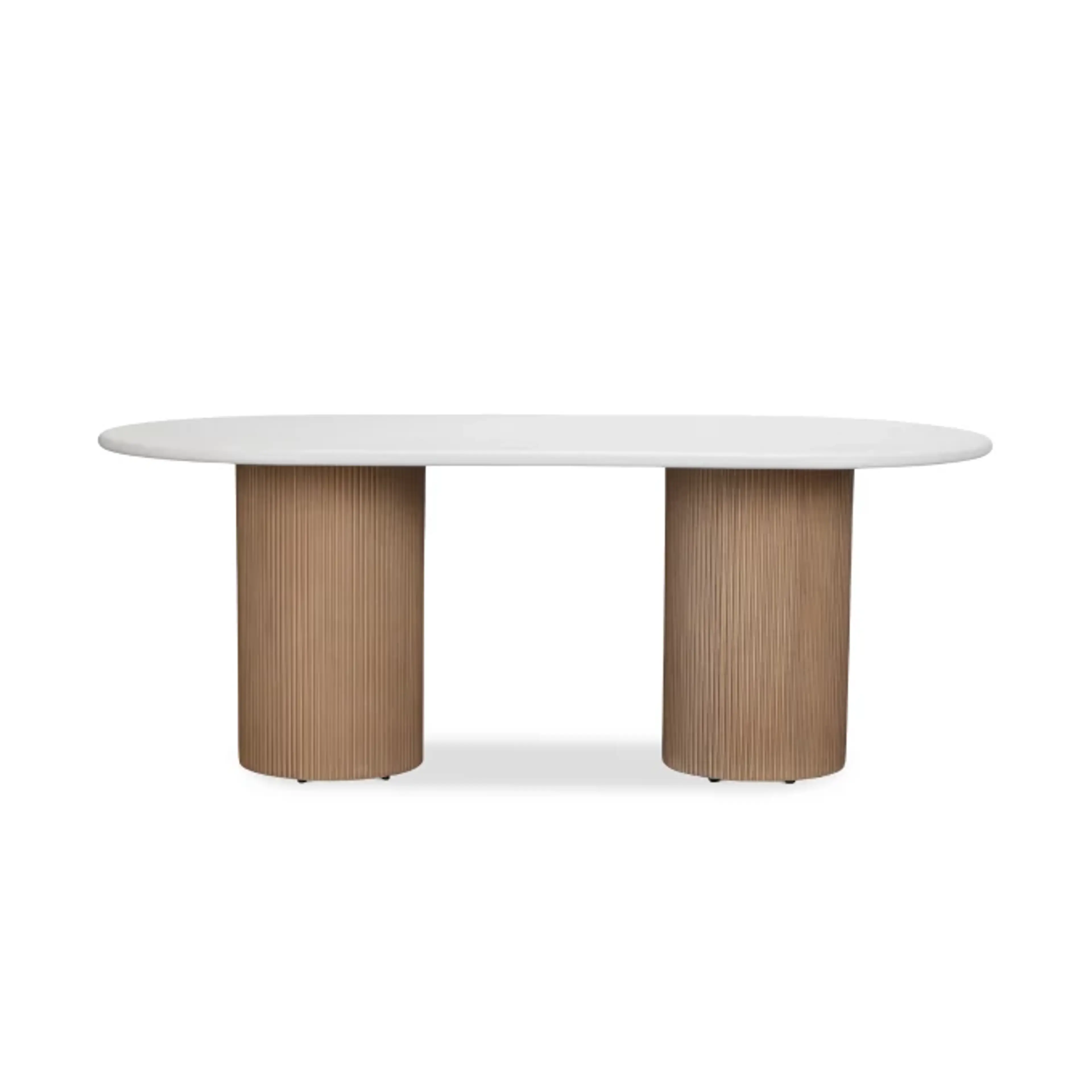 Bryant White Oval Table