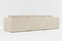Destin Peyton Beige Fabric 5-piece Modular Sectional