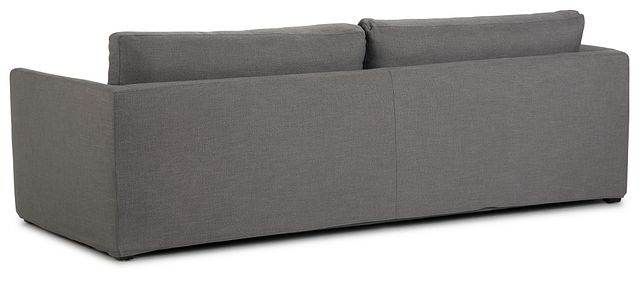 Willow 102" Gray Fabric Sofa (4)