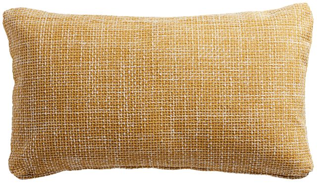 Sutt Yellow Lumbar Accent Pillow