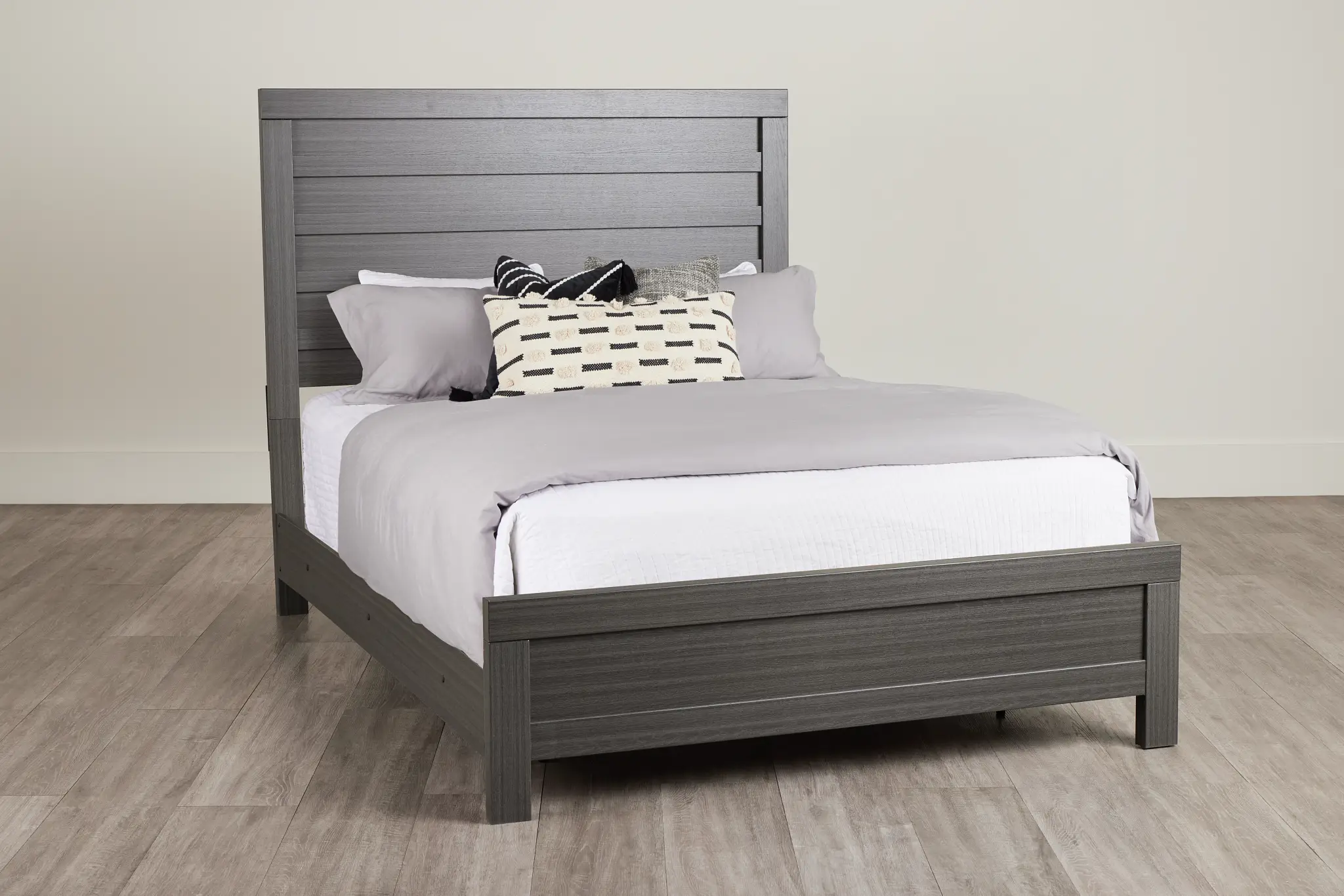 Everett Gray Panel Bed Everett Gray Panel Bed