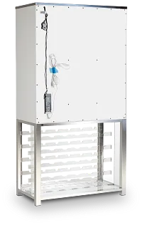 Miami White Bar Cabinet With Wine Rack