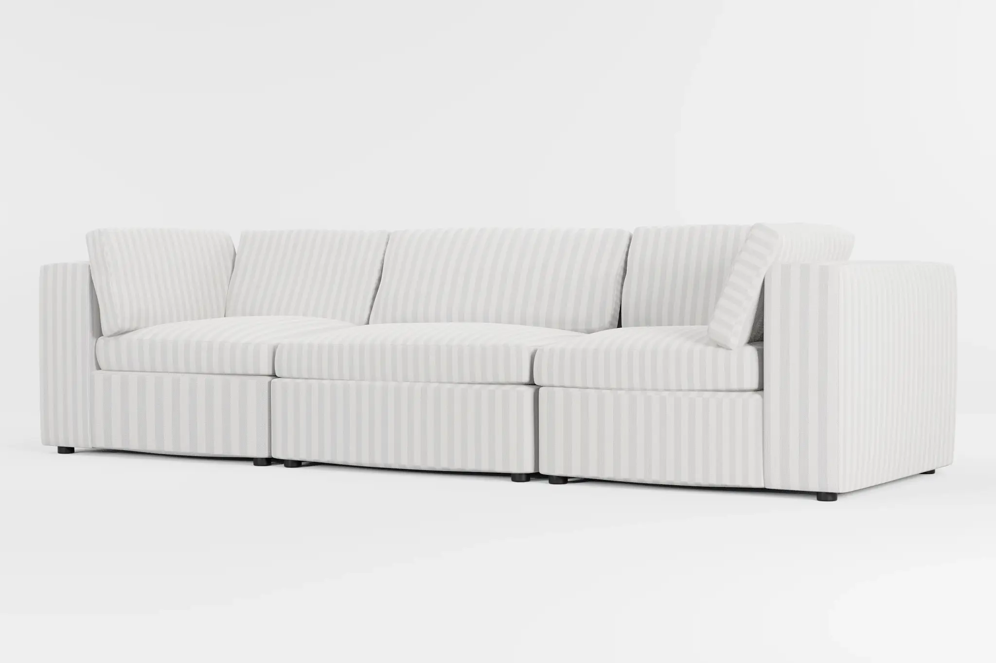 Destin Sea Lane Light Gray Fabric 3-piece Modular Sofa Destin Sea Lane Light Gray Fabric 3-piece Modular Sofa