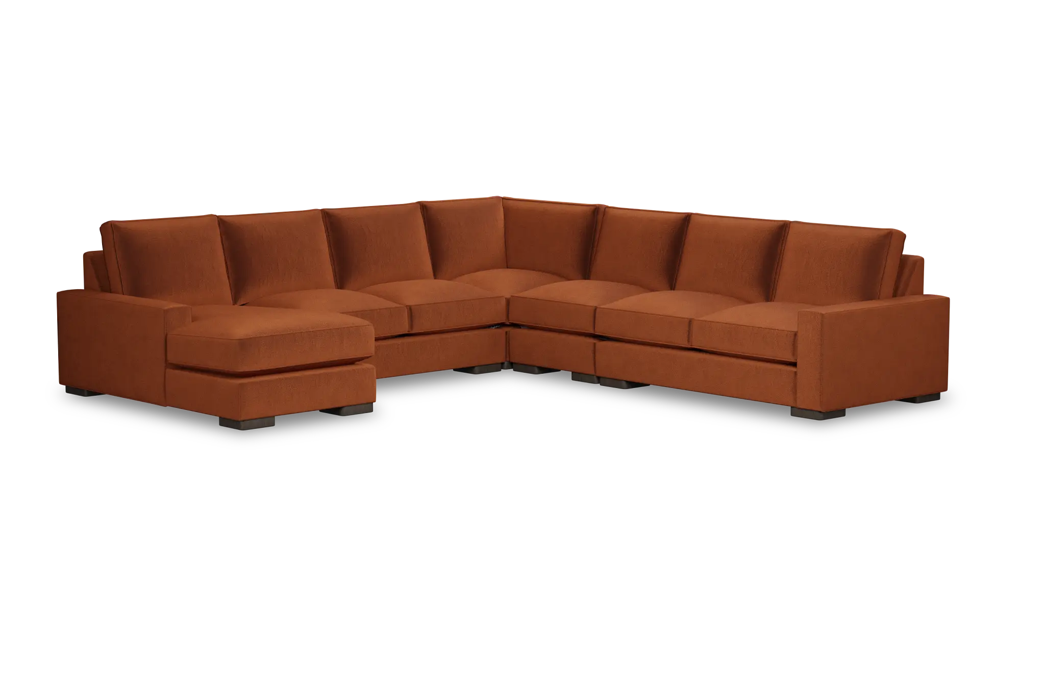 Edgewater Joya Orange Large Left Chaise Sectional Edgewater Joya Orange Large Left Chaise Sectional